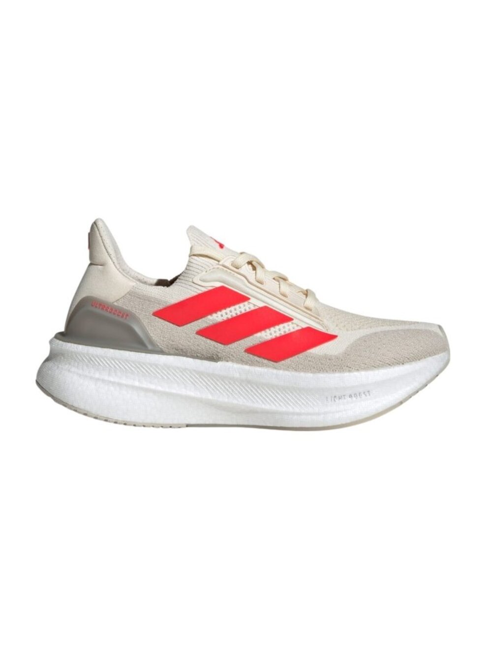 adidas UltraBoost 5X - Size 8 Women's Running Shoes Wonder White Red JH9021 NEW